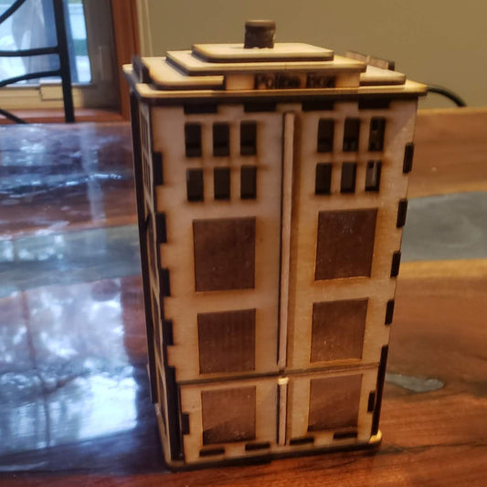 Dr Who Tardis Dice Tower