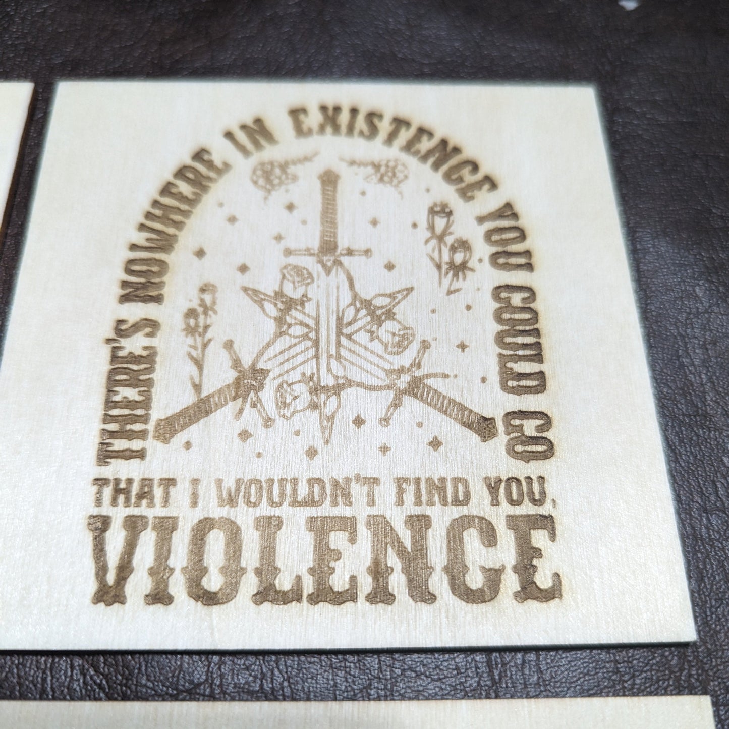 Wooden Square Coasters