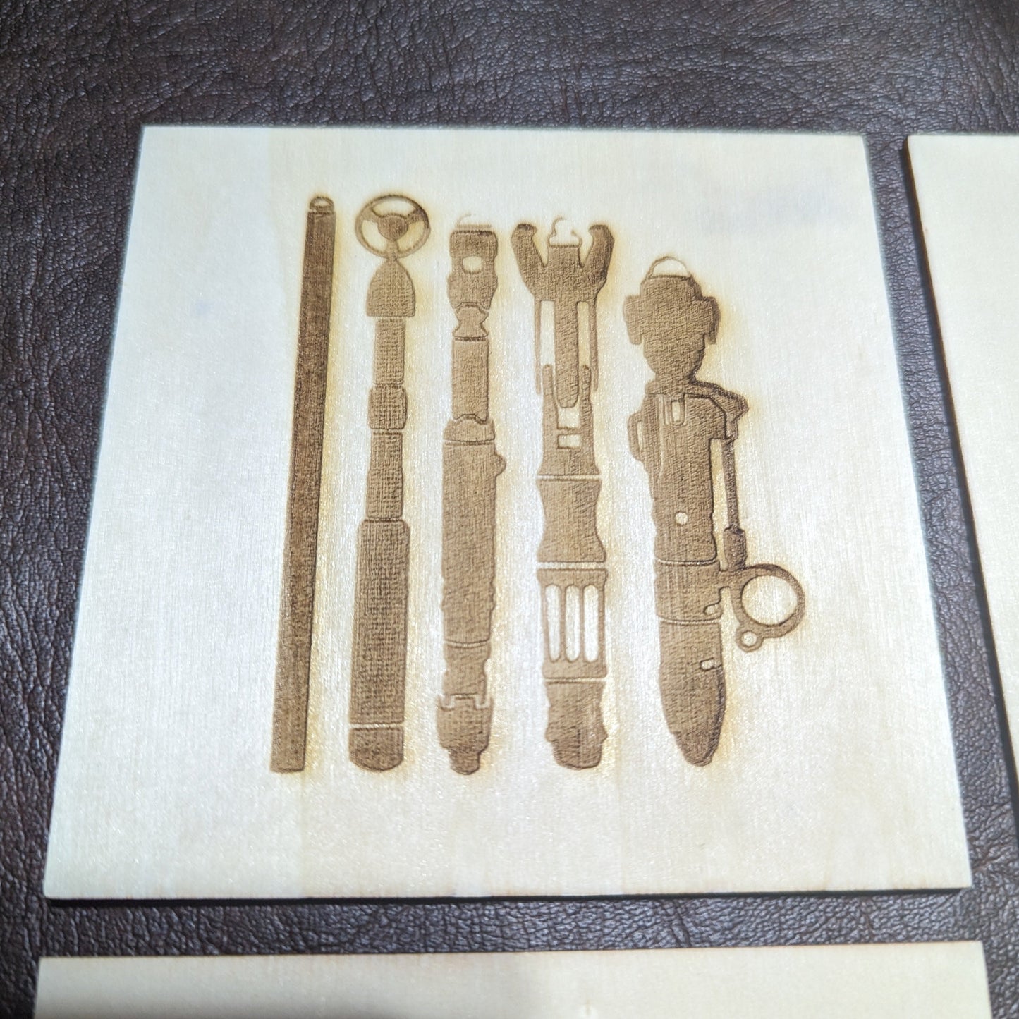 Wooden Square Coasters