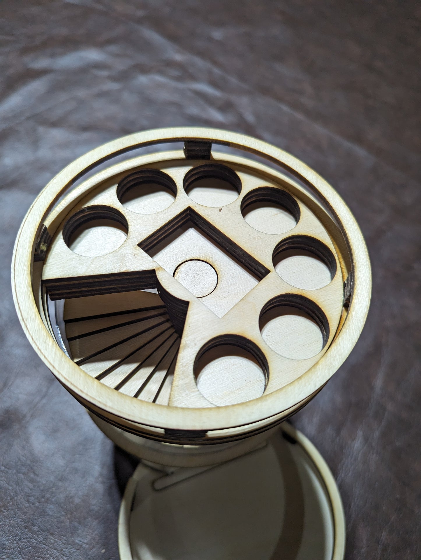 Spiral Staircase Dice Tower