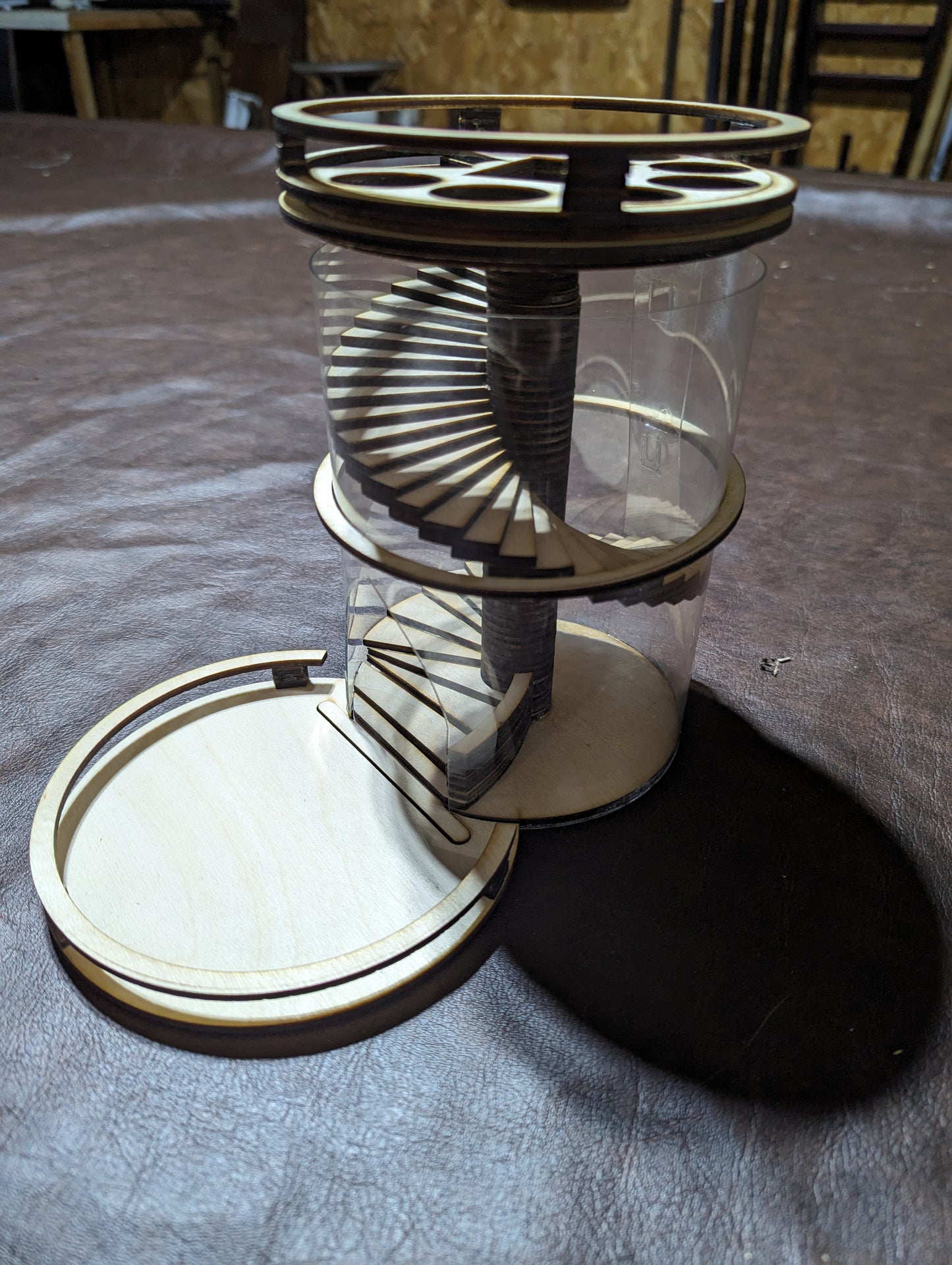 Spiral Staircase Dice Tower