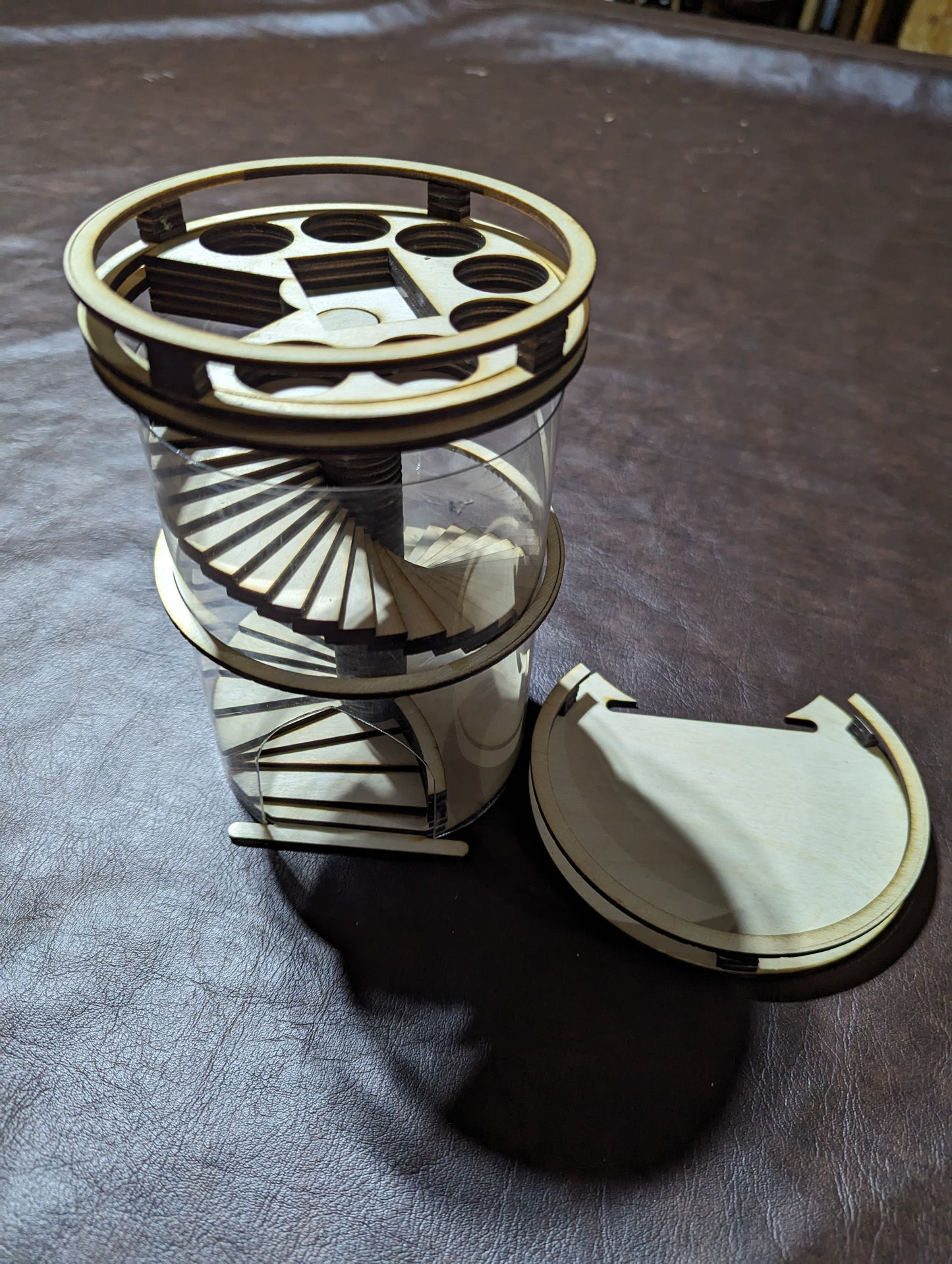 Spiral Staircase Dice Tower