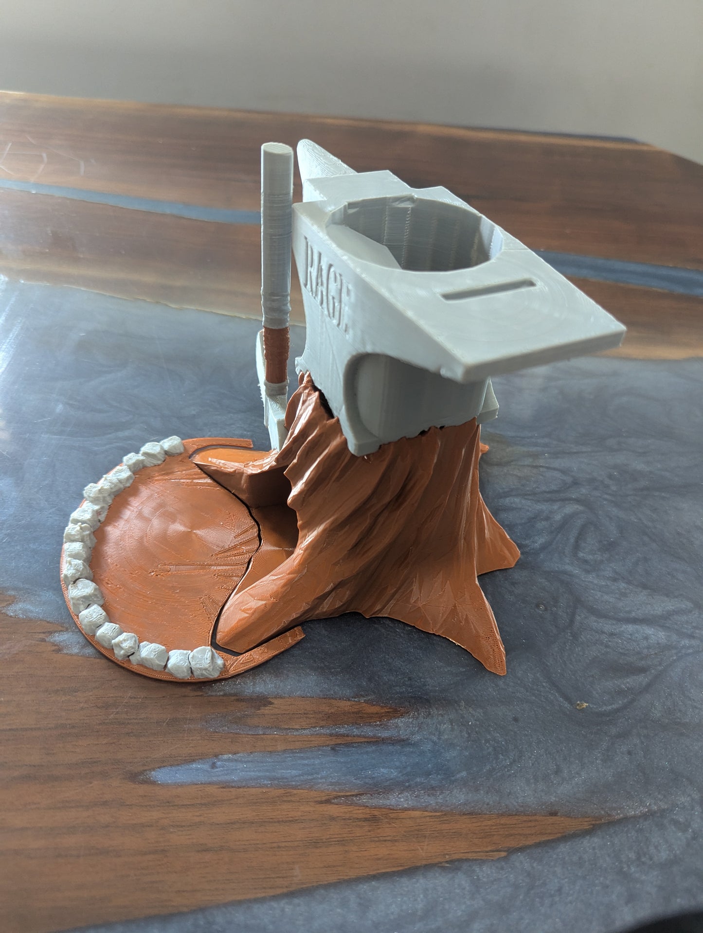 Barbarian Dice tower