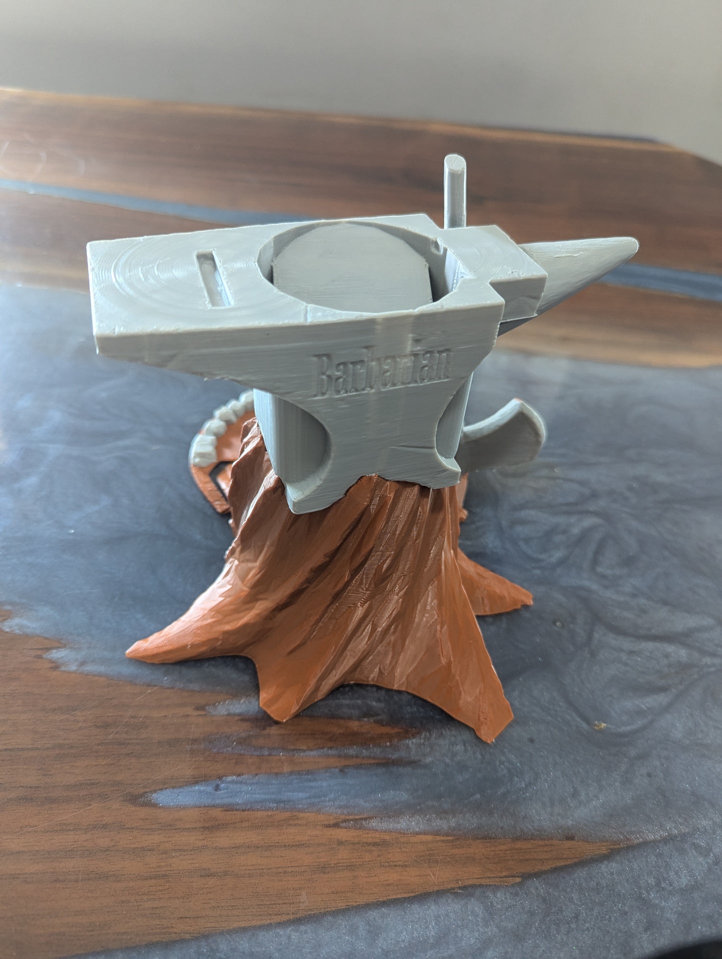 Barbarian Dice tower