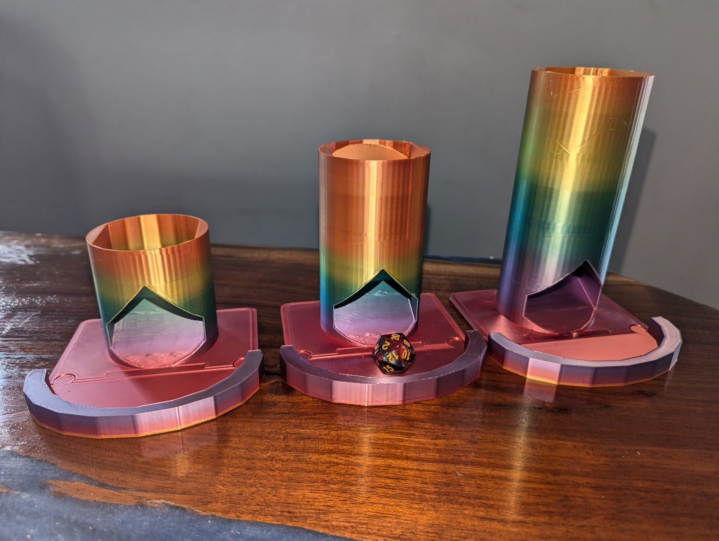 Rainbow Dice Tower Multi-Pack