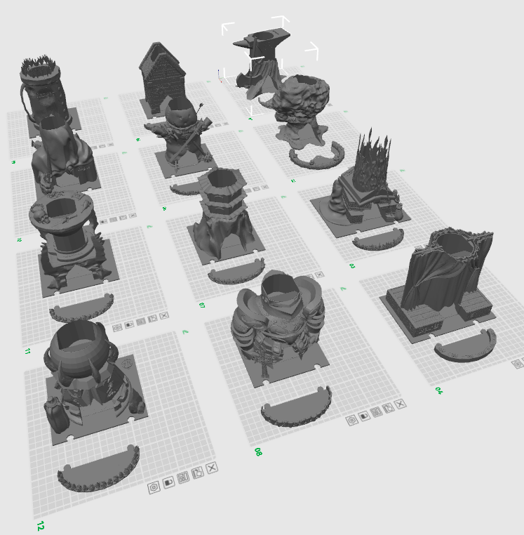 D&D Classes Dice towers